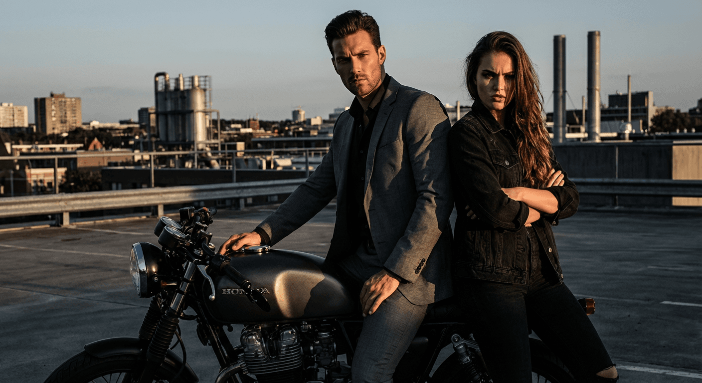 Natural outdoor settings with soft lighting are ideal for impressionist couple paintings | Couple AI - Professional AI Photo Generation