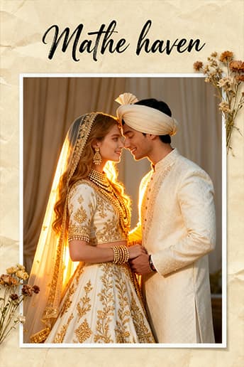 AI couple wedding photo background 6 - Professional romantic photography | Couple AI
