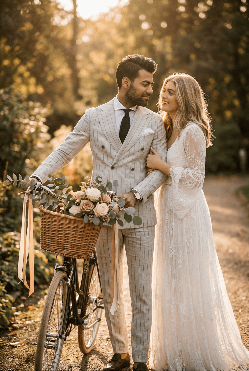 AI couple wedding photo background 6 - Professional romantic photography | Couple AI