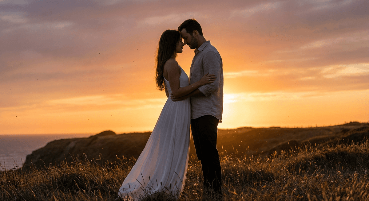 AI Engagement Photo - Professional AI couple photo package | Couple AI