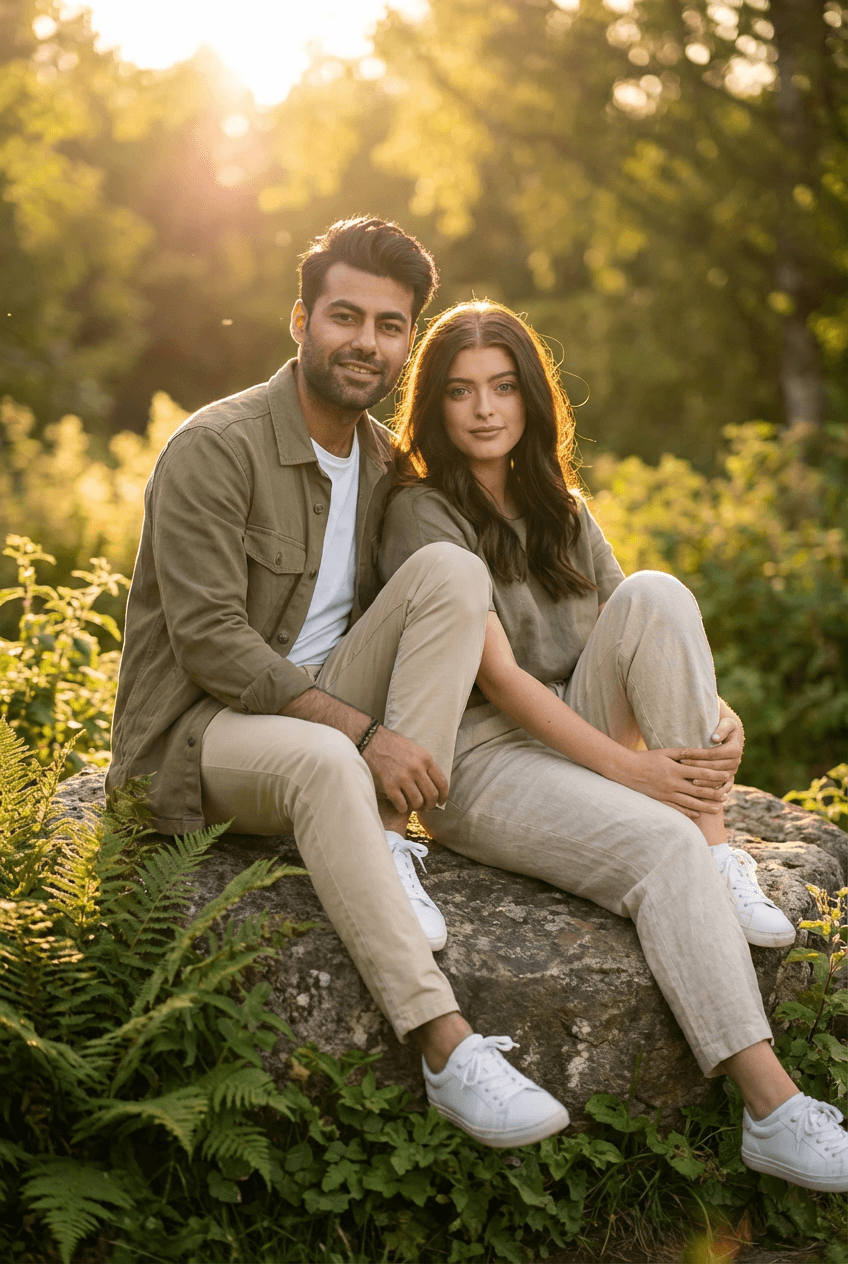 AI couple wedding photo background 7 - Professional romantic photography | Couple AI