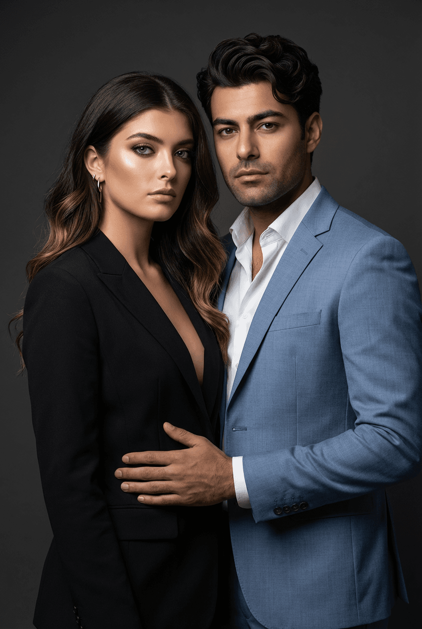 Fashion & Editorial Style - Professional AI couple photo package | Couple AI