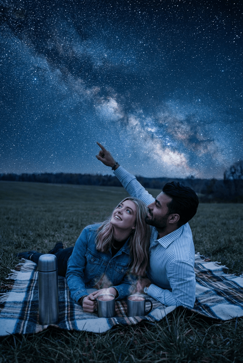 Adventure and activity-based couple photography captures shared experiences | Couple AI - Professional AI Photo Generation