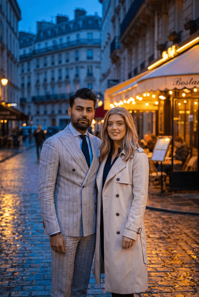 AI couple wedding photo background 8 - Professional romantic photography | Couple AI