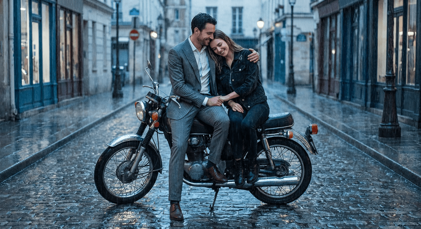 AI-generated couple photos celebrate authentic romantic moments and emotional connections | Couple AI - Professional AI Photo Generation