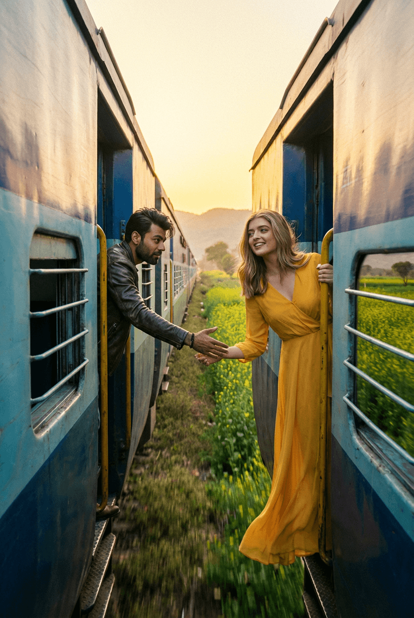 Vibrant colors and rich cultural symbolism define beautiful Indian couple photography | Couple AI - Professional AI Photo Generation