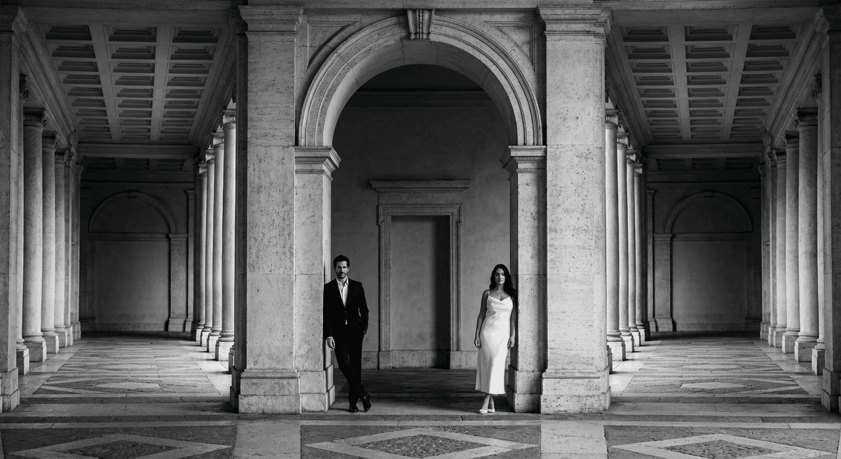 AI couple wedding photo background 6 - Professional romantic photography | Couple AI