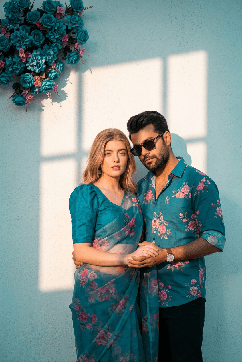 AI couple wedding photo background 9 - Professional romantic photography | Couple AI