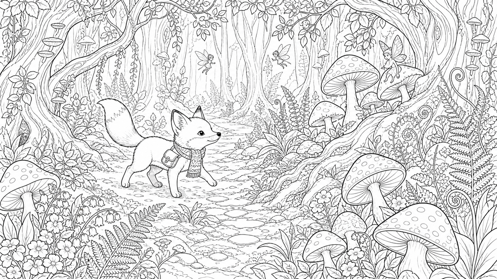 Um fluxo simples, sem traçar cada linha à mão — Arte linear